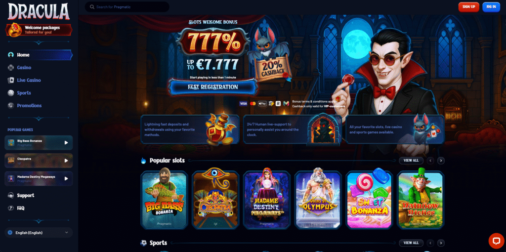 Highly rated non UK casino